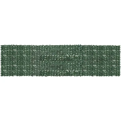 Image of vidaXL Balcony Screen with Dark Green Leaves 600x150 cm