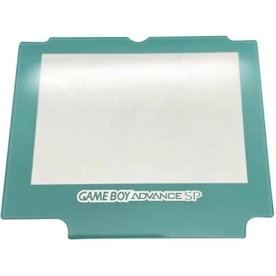 Image of Replacement Glass Screen Lens Cover Protector Mirror for Gameboy Advance SP GBA Lake Blue