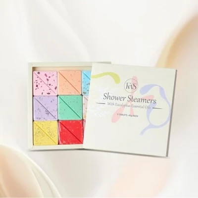 Image of FWS Shower Steamers Aromatherapy Tablets with Eucalyptus Essential Oils, 9PCS Steamer Bombs 100% Natural Bomb Set, for Women Gifts
