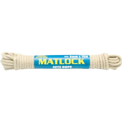 Image of Matlock No.4 6mm 8PLT Natural Jute Sash Cord 10m Hank