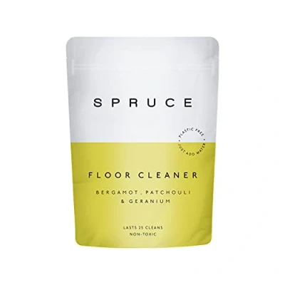 Image of Spruce Concentrated Floor Cleaner 50g Multi Surface For Sealed Wood, Tiles, Lino, Laminate &amp; More Lasts 25+ Cleans Eco Friendly, Non Toxic Vegan