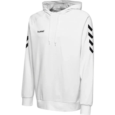 Image of hummel Men&#039;s Hmlgo Cotton Logo Hoodie White