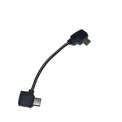 Image of BTG Remote Control Data Connected Cable USB C to iOS Cord Compatible with DJI Mavic Mini/Mini SE/Mavic Pro/Mavic Air/Mavic 2 Pro Zoom Controller (9.3cm)