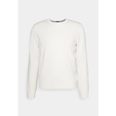 Image of BOSS Botto Jumper, Men&#039;s, Size: Large, Open white
