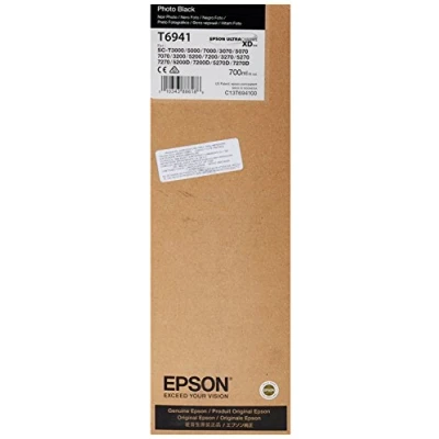 Image of Epson T694100 UltraChrome XD Photo Black Ink Cartridge C13T694100