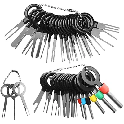 Image of MMOBIEL 41x Terminal Removal Tool Kit Depinning Set Ejector for Release Car Wires from Connector Terminals