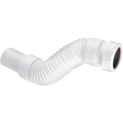 Image of Flexcon5 Flexible Waste Pipe Fitting White 32 x 165 210mm, Pack of 1