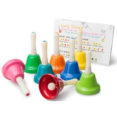 Image of Tobar 7958 Rainbow Music Bells, Mixed, 8 cm