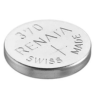 Image of Renata One (1) X 370 SR920W Silver Oxide Watch Battery 1.55v Blister Packed