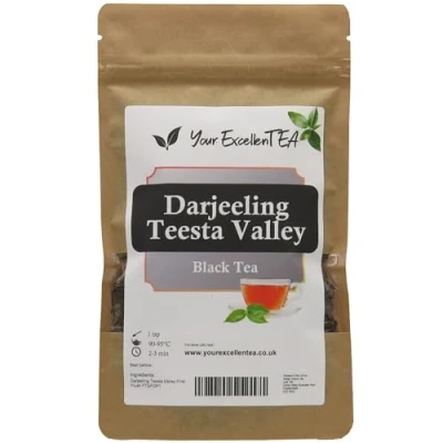 Image of Your ExcellenTEA Darjeeling Black Tea from Teesta Valley First Flush FTGFOP1 Premium Loose Leaf India (250g)