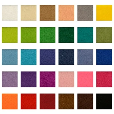 Image of Vaessen Creative 10429 001 Felt Fabric Sheet, Multicolor, A4