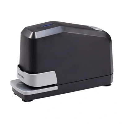 Image of Bostitch Office Impulse Heavy Duty Electric Stapler Value Pack, 45 Sheet Capacity, Includes 5,000 Staples &amp; Staple Remover, No Jam, Faster Stapling, Black