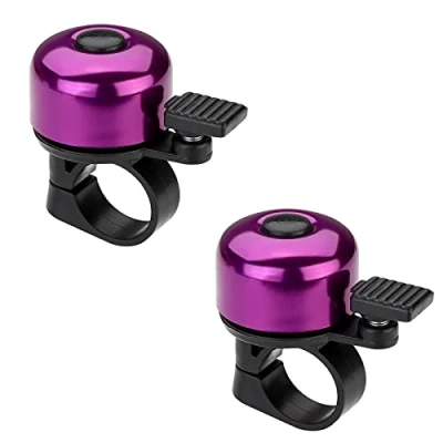 Image of Paliston Bike Bell Bicycle Crisp Sound for Adults Kids Boys Girls Purple &amp;