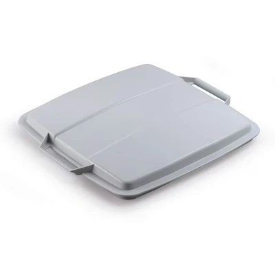 Image of Durable DURABIN 90 Lid Grey to Be Used with Waste Bin Easy Grip Handle Made of Strong Polypropylene