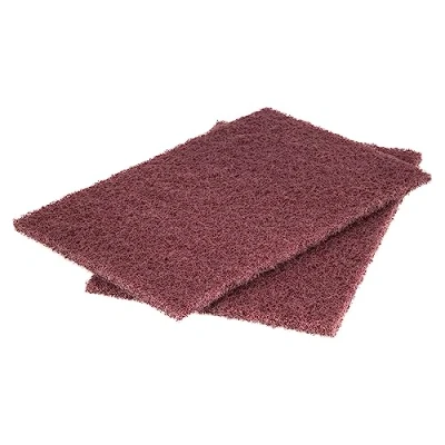 Image of wolfcraft 2 Burnishing Pads, Medium I 5899000 For grinding, derusting and polishing wooden metal surfaces