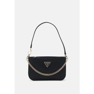Image of Guess Noelle MINI TOP ZIP Shoulder Handbag, Women&#039;s, Size: One Size, Black