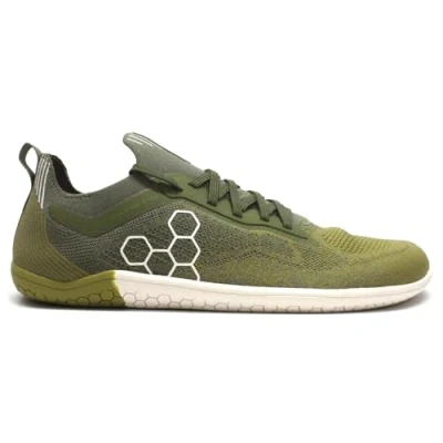 Image of VIVOBAREFOOT Mens Primus Lite Knit Textile Synthetic Forest Green Trainers 8 UK