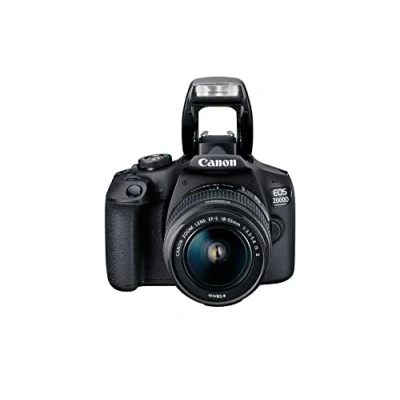 Image of Canon EOS 2000D &amp; 3.5 5.6 EF S IS II [EU Model with 2pin plug]