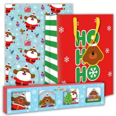 Image of Danilo Promotions Limited Hey Duggee Luxury Gift Bag, Christmas Bag Duggee, Wrap for Children
