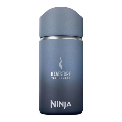 Image of Ninja 300 ml Sip Perfect Hot Drinks Travel Flask, Made BPA Free, Dishwasher Safe, Insulated Bottle, Navy, DW1203EUUKNV