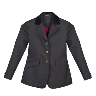 Image of Shires Aston Horse Riding Show Jacket in Black Childs 32,