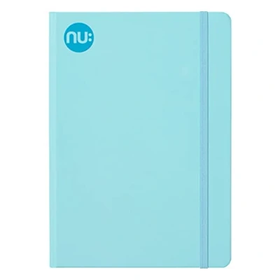 Image of Nu: Notebooks Blue Journal Spectrum Range A5 Lined Notebook Daily Planner Note Pad 160 Pages