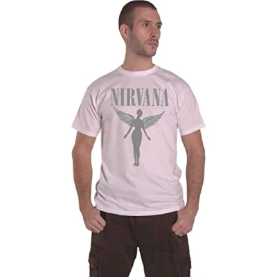 Image of Paradiso Clothing Nirvana IN Utero TOUR Print Tshirt, Women&#039;s, Size: XXL, White