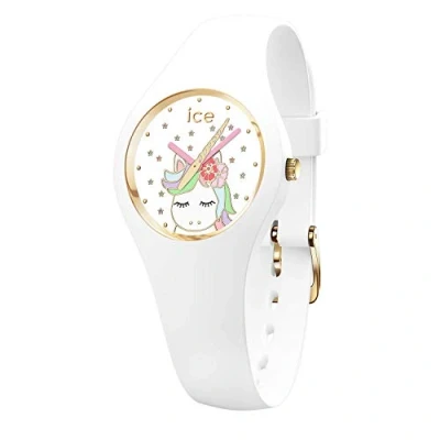 Image of Ice WATCH Fantasia Unicorn White Girl&#039;s Wristwatch With Silicon Strap 018421 (Extra small)