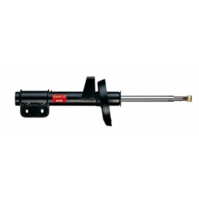 Image of MR151227 Shock Absorber KYB Gas A Just 554105 Front Axle Pressure Monotube Telescopic Top pin, Bottom eye
