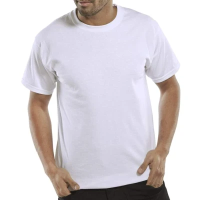 Image of Click Heavy Weight Tee Shirt White Medium