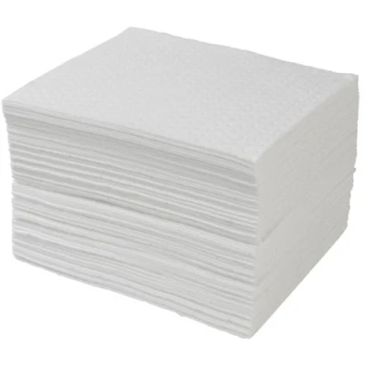 Image of (Pack of 10) Premium Oil Absorbent Pads/Mats (Oil/Fuel Only)