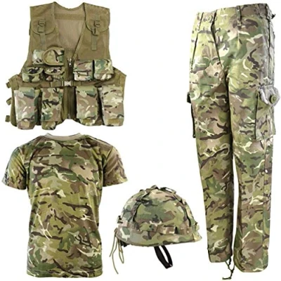 Image of Kombat UK Kids BTP No1 Army Combo Set British Terrain Pattern, 9 10 Years