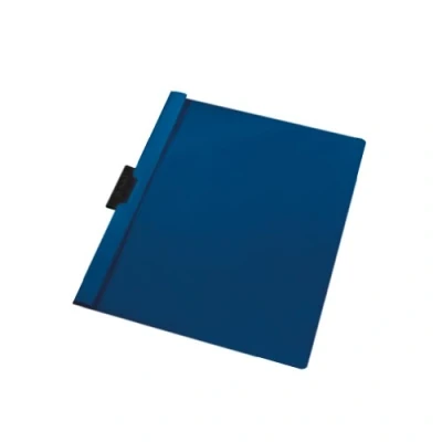 Image of Herlitz A4 Spine Clip File with 30 Sheets Capacity Dark Blue (5 Pieces)