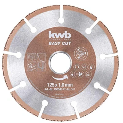 Image of kwb 790540 Easy Cut Universal Carbide Cutting Disc 125 mm x 1.0 mm, Flex Slice f. Div. Materials, Hole 22.23 125mm