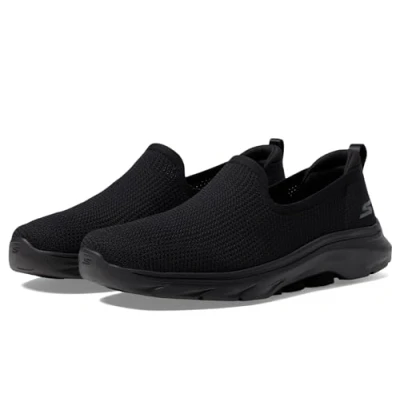 Image of Skechers Performance GO WALK 7 SLIP ON Walking trainers, Women&#039;s, Size: 8, Black Textile