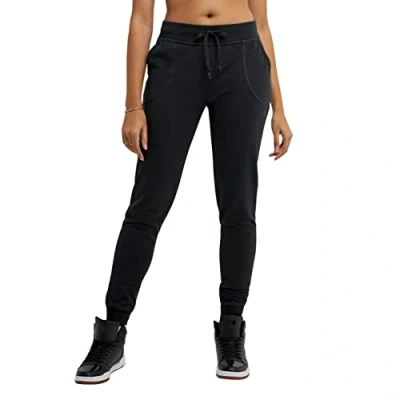 Image of Champion Women&#039;s Jersey Pocket Pant Leggings, Black, M