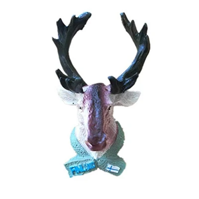 Image of 3D Reindeer of Finland souvenir fridge magnet,Home &amp; kitchen decoration magnetic sticker refrigerator magnet travel gift