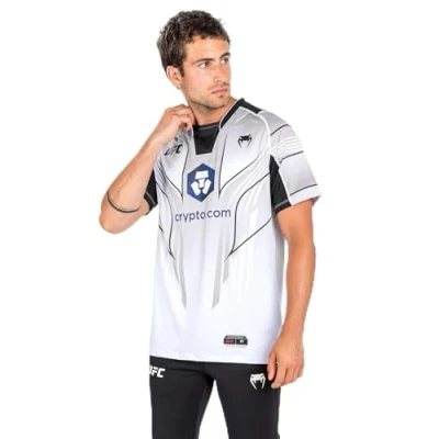 Image of Venum UFC Authentic Fight Night 2.0 Kit Men&#039;s Walkout Jersey, White, S