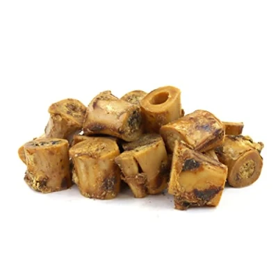 Image of British 2&quot; Small Roasted Marrow Bones x5 for Dogs, 100% Natural, Long Lasting Grain Free