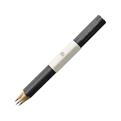 Image of Faber Castell Graf Guilloche Pencil, Black, 3x