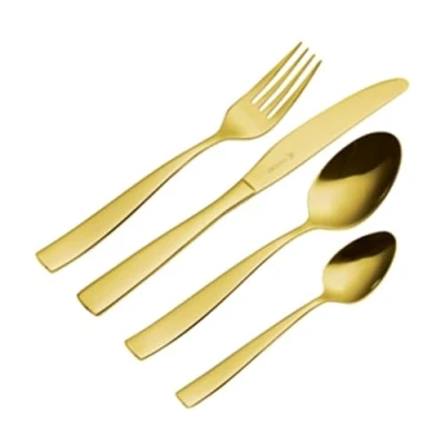 Image of Viners Everyday Purity Gold 18/0 16 Piece Cutlery Set