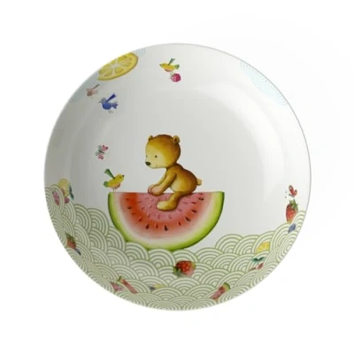Image of Villeroy &amp; Boch 14 8665 2752 Hungry as a Bear Deep Plate, Porcelain, 19 Centimeters