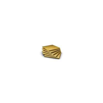 Image of Indexa 600mm x 300mm 1.6mm Brass Sheet CW508L/CZ108HH 1 Piece