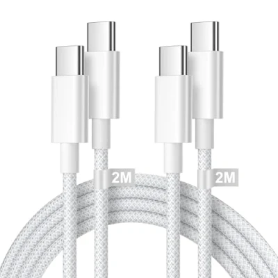 Image of USB C to Charger Cable 2M 2Pack, 60W iPhone 15 16 Type Fast Charging for 16/15/15 Pro Max/15 Plus,Macbook,iPad