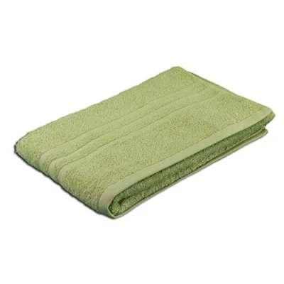 Image of Gözze Elegant Hand Towel Set of 2, Sylt, 100% Cotton, Heavy Weight (440 g/m²), 50 x 100 cm Lime