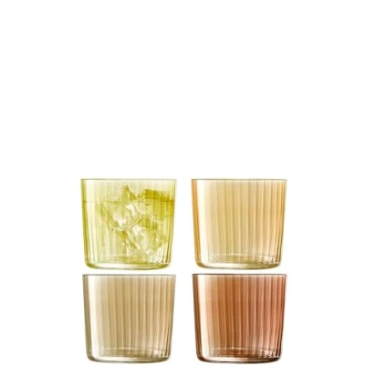 Image of LSA Gems Tumbler 310ml Assorted Amber Set Of 4