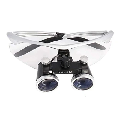 Image of Magnifying Glass Loupes Surgical Magnifier for Clinic Dental Medical Binocular 2.5X / 3.5X Magnification Dentist Glasses Dentist, ENT, ophthalmology (3.5x)