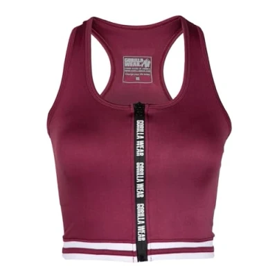 Image of Gorilla Wear Women&#039;s Neiro Seamless T Shirt Crop top, red, L
