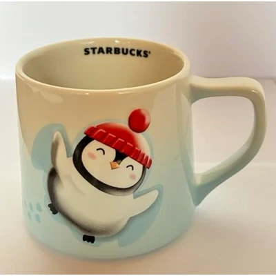 Image of STARBUCKS Limited Edition Penguin Christmas Mug 2024