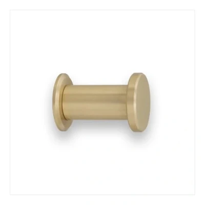 Image of EVI Herrajes Bathroom Hanger Brass Wall Matte Finish For Hanging Clothes, Coats or Towels Towel Rail with Invisible Screw 190CBLMT
